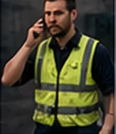 Fictional security staff member
