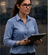 Fictional office staff member